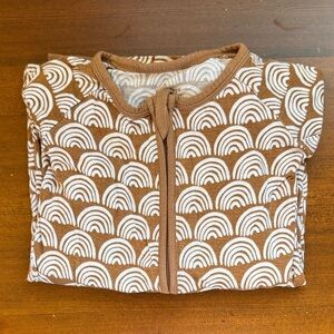 Little Sleepies Rust Rainbows Zippy